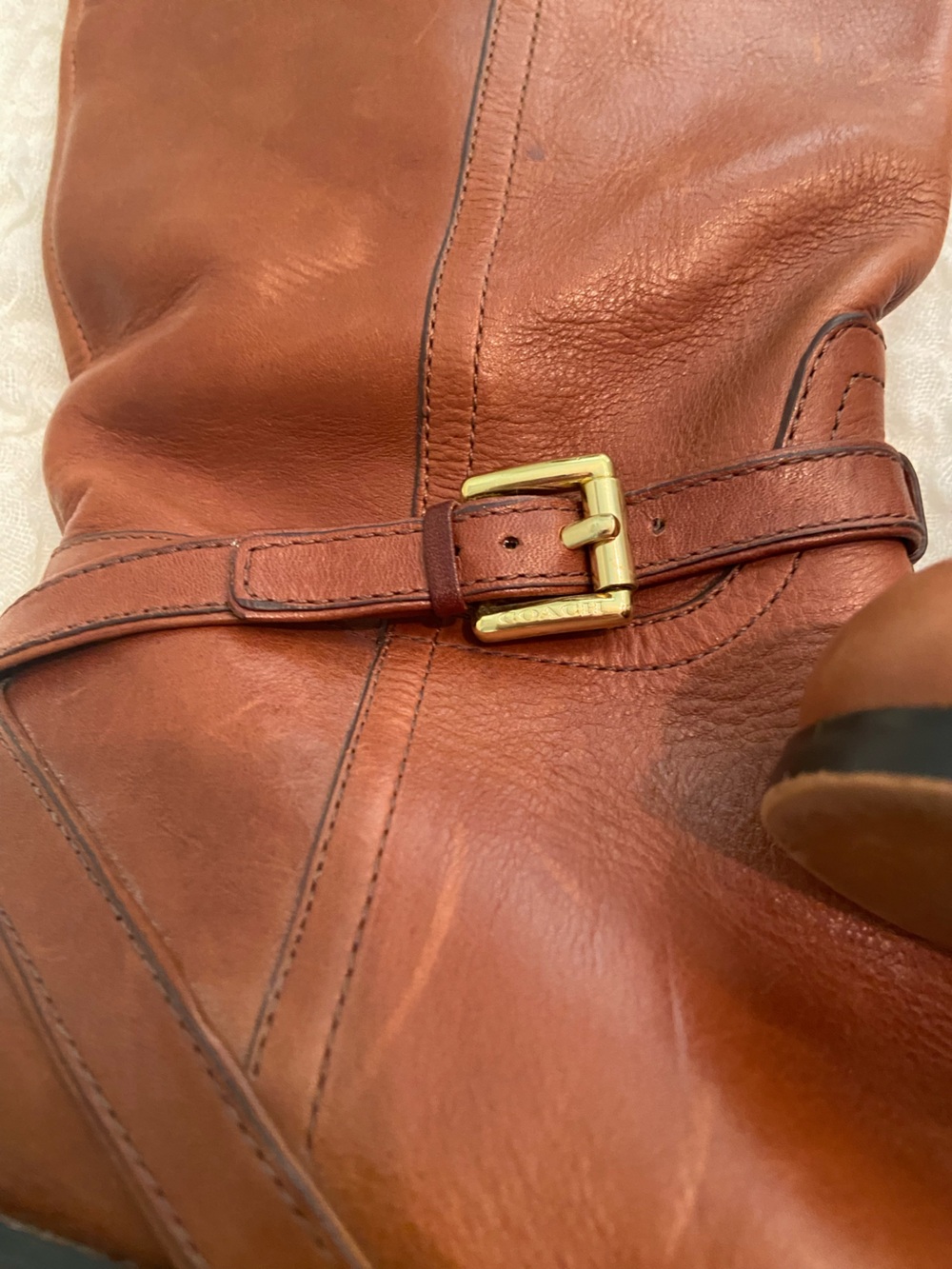 COACH MICHA RIDING BOOTS SIZE 9 - Picture 5 of 9